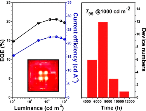 Highly Stable Red Quantum Dot Light-Emitting Diodes with Long T95 Operation Lifetimes